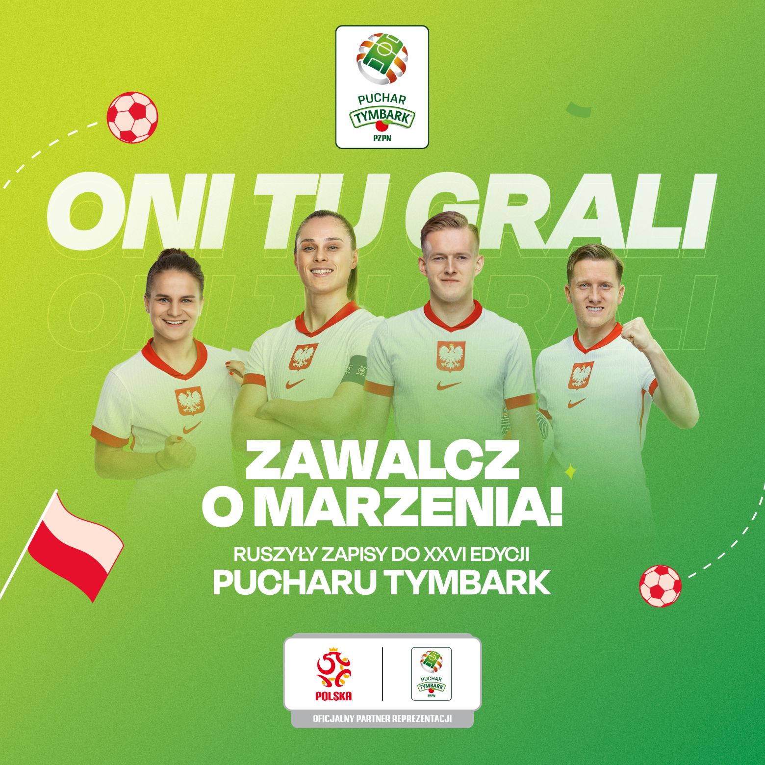 Puchar Tymbark XXVI edycja turnieju - plakat