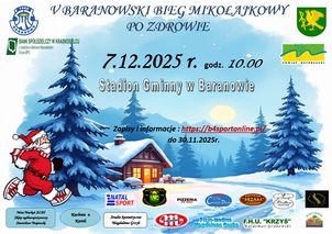 V Baranowski Bieg Mikołajkowy po zdrowie